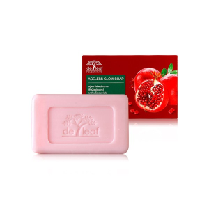 De Leaf Pomegranate Ageless Glow Soap (100g)