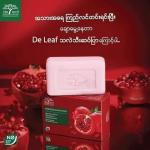 De Leaf Pomegranate Ageless Glow Soap (100g)